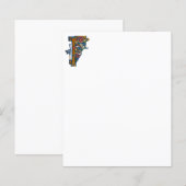 Papier F initial éclairé (Devant / Derrière)
