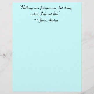 Papier Faire Ce Que Je N'Aime Pas Citation De Jane Austen