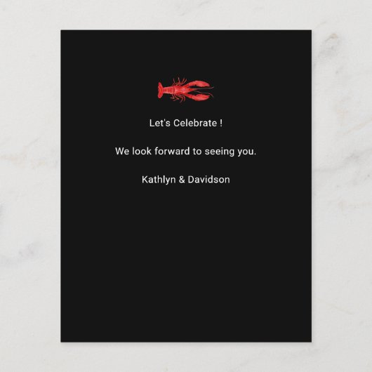 Papier Faire connaissance BUDGET ébullition d'écrevisses  (Dos)