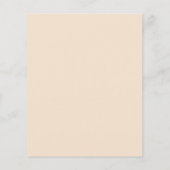 Papier Faire Connaître le Budget de Mariage Automne Invit (Dos)