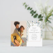 Papier Faire des photos de feuillage floral pour invitati (Debout devant)