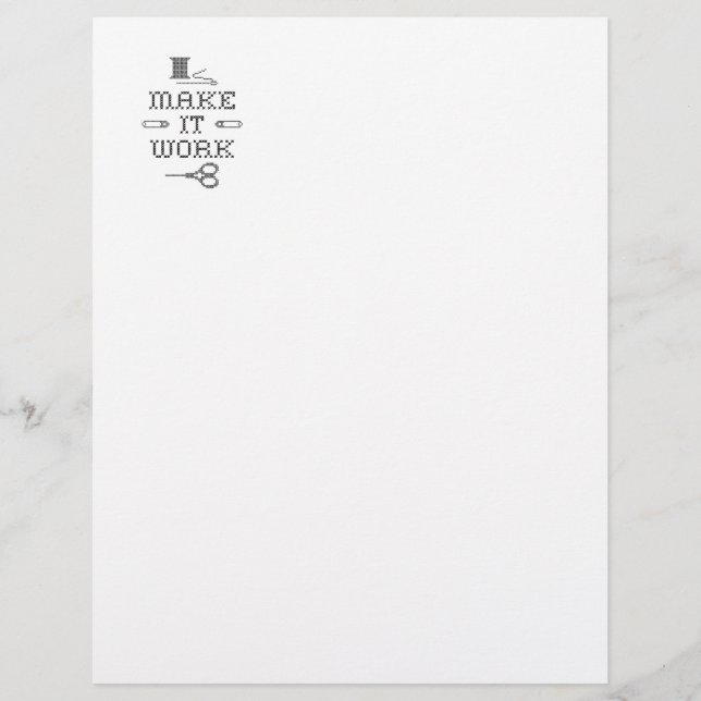 Papier Faire en sorte que ça fonctionne (Devant)
