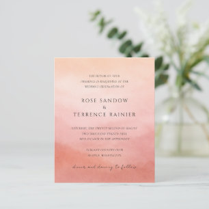 Papier Faire invitation de mariage au coucher de soleil t