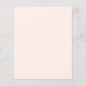 Papier Faire invitation de mariage simple avec monogramme (Dos)