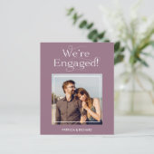 Papier Faire-part Budget Fiançailles Enregistrer la photo (Debout devant)