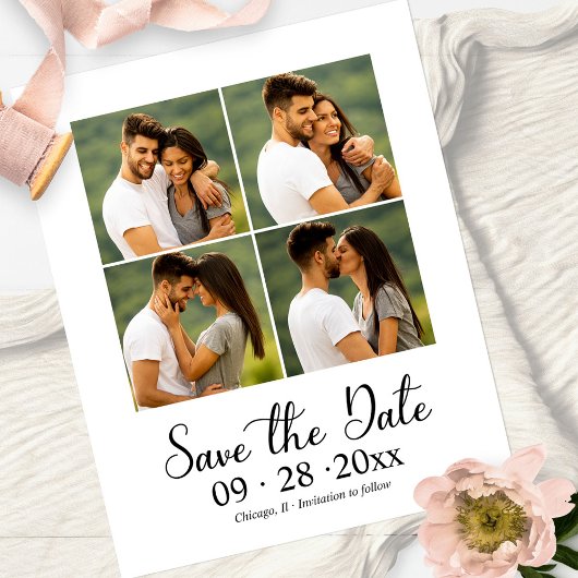 Papier Faire-part Budget Fiançailles Et Enregistrer La Da