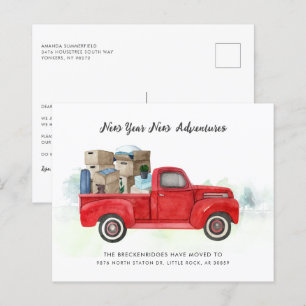 Papier Faire-part d'adresse de déplacement du nouvel exer