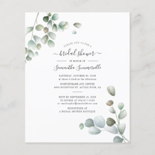 Papier Faire-part de Baby Shower de mariage au budget euc
