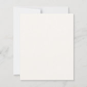 Papier Faire-part de bapteme de mariage avec monogramme e (Dos)