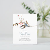 Papier Faire-part de budget élégant  l  Shower de mariage (Debout devant)