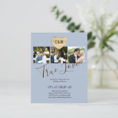 Papier FAIRE-PART de date d'enregistrement de mariage de  (Debout devant)