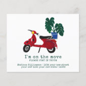 Papier Faire-part de déplacement budgétaire | Nouvelle ad (Devant)