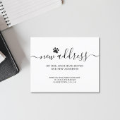 Papier Faire-part de déplacement de chien