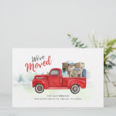 Papier Faire-part de déplacement de nouvelle adresse (Debout devant)