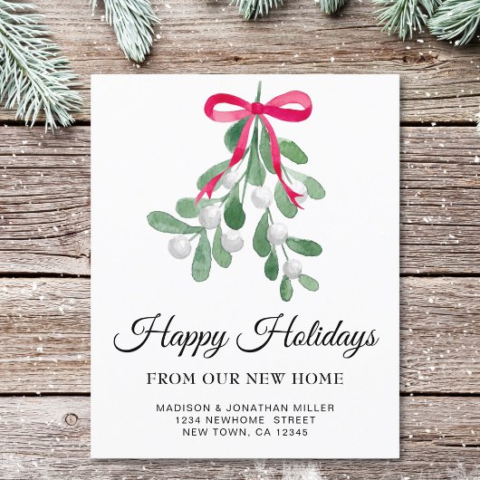 Papier Faire-part de déplacement des vacances budgétaires