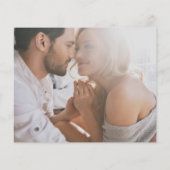 Papier Faire-part de Fiançailles photo Eucalyptus Budget (Dos)