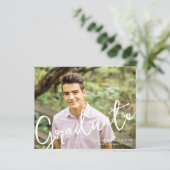 Papier Faire-part de graduation de la photo de superposit (Debout devant)