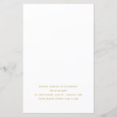 Papier Faire-part de graduation de la photo du script Gol (Dos)