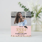 Papier Faire-part de graduation de la photo du script Gol (Debout devant)