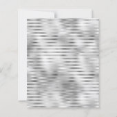 Papier Faire-part de graduation du script Silver Photo Bu (Dos)