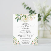 Papier Faire-part de la partie de l'engagement budgétaire (Debout devant)