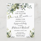 Papier Faire-part de la partie de l'engagement budgétaire (Devant)