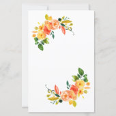 Papier Faire-part de mariage (Dos)