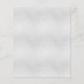 Papier Faire-part de mariage à budget violet argenté (Dos)