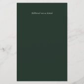 Papier Faire-part de mariage à petit budget floral Magnol (Dos)