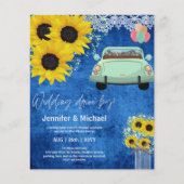 Papier Faire-Part de Mariage à Petit Prix - Couple de Des (Devant)