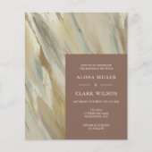 Papier FAIRE-PART DE MARIAGE Abstrait (Devant)