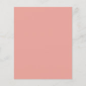 Papier Faire-part de mariage avec blush et armoiries de m (Dos)