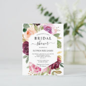 Papier Faire-part de mariage avec cadre Bourgogne à petit (Debout devant)