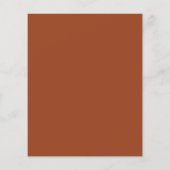 Papier Faire-part de mariage budget blanc orange vif (Dos)