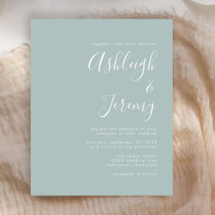 Papier Faire-part de mariage Budget Moderne en verre de m