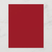 Papier Faire-part de mariage Budget Monogram Crest Rouge (Dos)