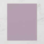Papier Faire-part de mariage Budget Monogram Violet Couro (Dos)