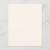 Papier Faire-part de mariage budget monogramme beige (Dos)