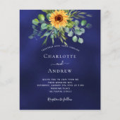 Papier Faire-part de mariage budget pour les tournfleurs  (Devant)