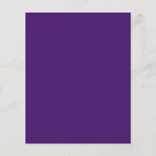 Papier Faire-part de mariage budget simple violet Monogra (Dos)