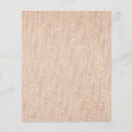 Papier Faire-part de mariage budgétaire Burlap Lace Light (Dos)