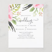 Papier Faire-part de mariage budgétaire de qualité d'oliv (Devant)