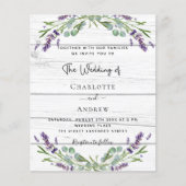 Papier Faire-part de mariage budgétaire du code QR du boi (Devant)