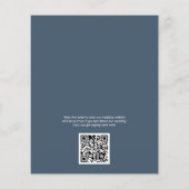 Papier Faire-part de mariage budgétaire Flower intemporel (Dos)