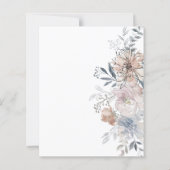 Papier Faire-part de mariage budgétaire simple (Dos)