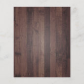 Papier Faire-part de mariage champêtre en pot Mason en bo (Dos)