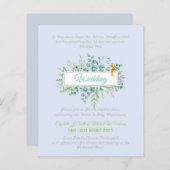 Papier Faire-part de mariage chrétienne moderne (Devant / Derrière)