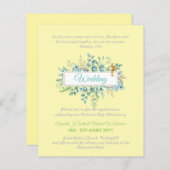 Papier Faire-part de mariage chrétienne moderne (Devant / Derrière)