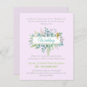 Papier Faire-part de mariage chrétienne moderne (Devant / Derrière)