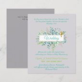 Papier Faire-part de mariage chrétienne moderne (Devant / Derrière)